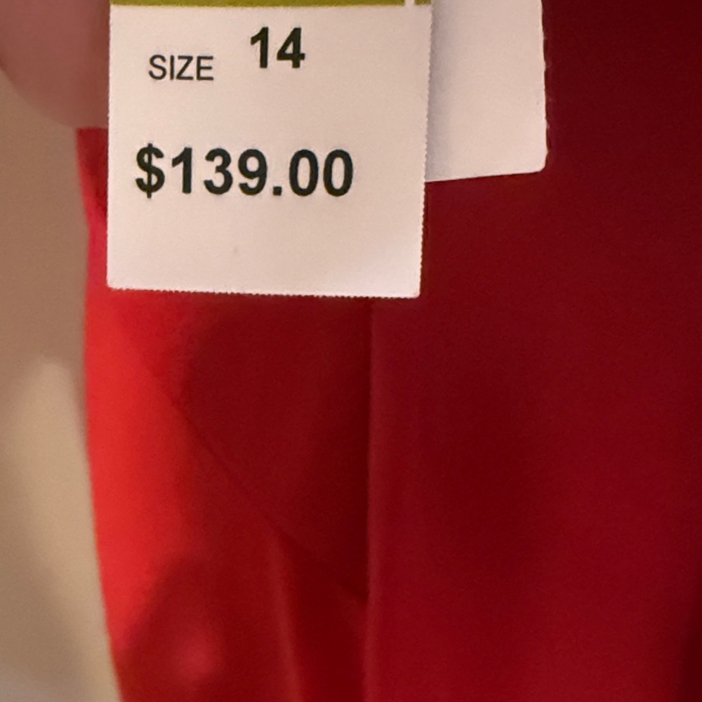 Night Way Collections Strapless Red Gown - Picture 4 of 4